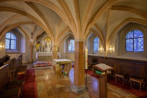 Crypt in Goettweig Abbey