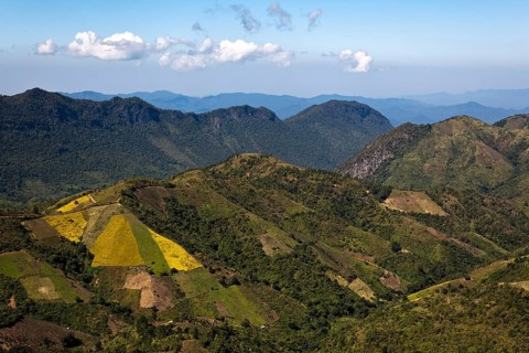 Mountain landscape near Kalaw