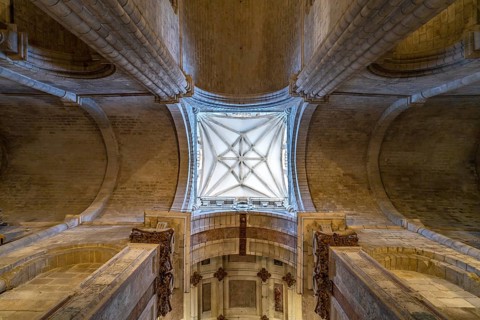 Church ceiling of the Se do Porto Cathedral