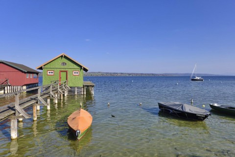 View of the Lake Ammer near St. Alban