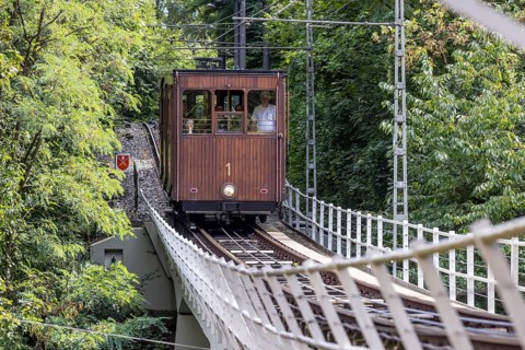 Cable car of the SSB Stuttgarter Strassenbahn AG