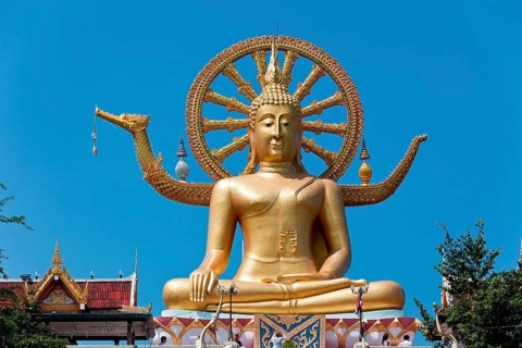 Grosse Buddha-Statue