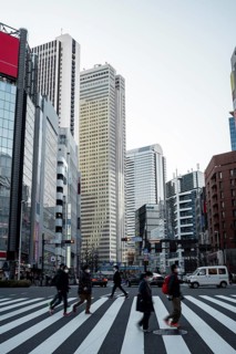 Asian country people urban landscape