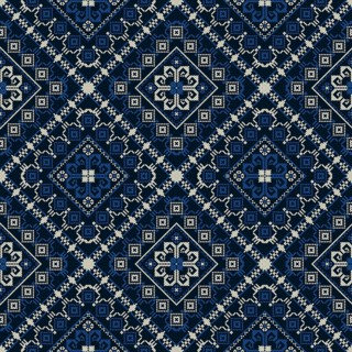 Traditional Latvian embroidery seamless pattern