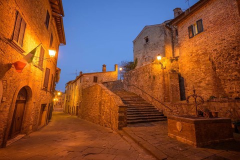 Old town in the evening