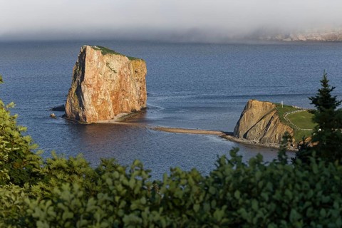 Fog at Perce Rock