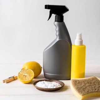 Using lemons organic cleaning house products