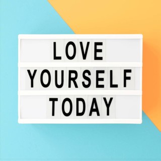 Flat lay inspirational message board