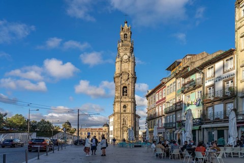 Torre dos Clerigos of the baroque church Igreja dos Clerigos