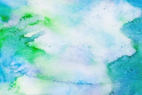 Abstract blue green watercolor background