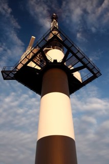 Radar tower on the island of Minsener Oog