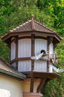 Dovecote in the municipal park of Lahr