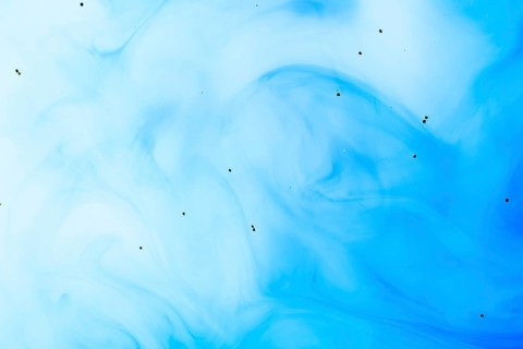 Abstract water waves with ink dots