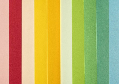 Minimalist abstract colored small pieces paper