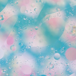 Water drops blue pink background