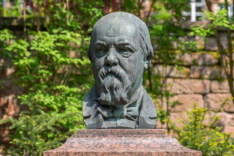 Bust of Ludwig Eichrodt 1827-1892