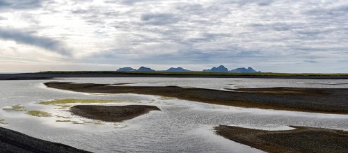 View from the mainland to the Westman Islands