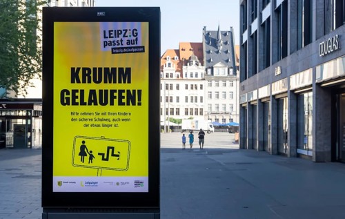 Joint poster campaign of the city of Leipzig