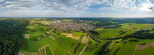 Steinheim am Albuch at the north-eastern end of the Swabian Alb
