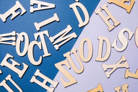 Letters english alphabet