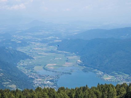 View of Lake Ossiacher from the Gerlitzen Alpe