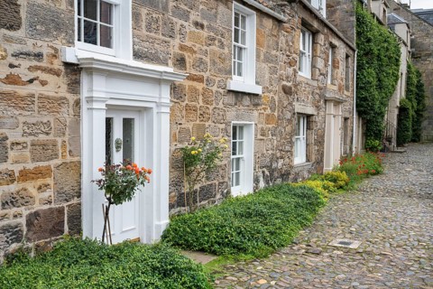Old terraced house