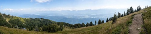 View from the Gerlitzen Alpe into the Drau Valley