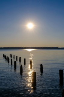 Sunset at Buchscharner Seewirt