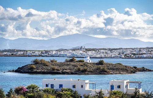 Small island with church Agia Kali