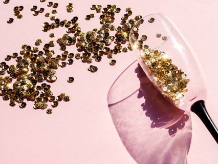 Close up new year concept