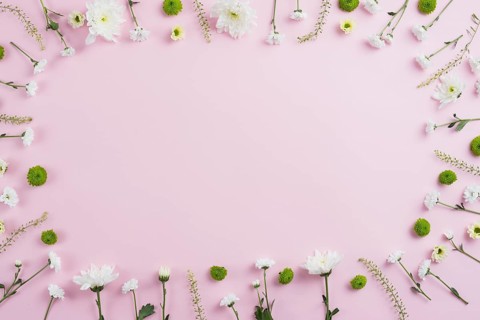 Flowers background copy space_2