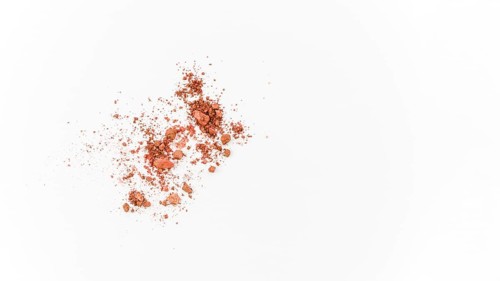 Top view blush dust