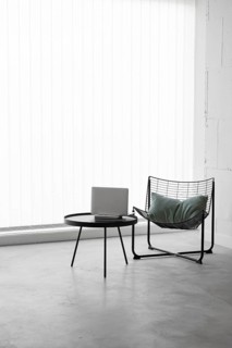 Front view workplace chair table
