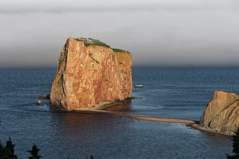 Fog at Perce Rock