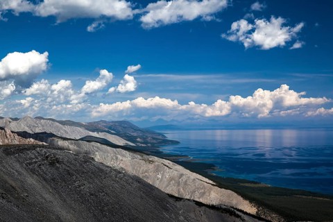 Mountain Landscape at Lake Khuvsgul