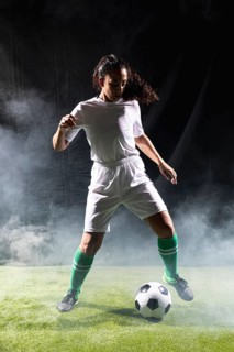 Full shot fit woman sportswear