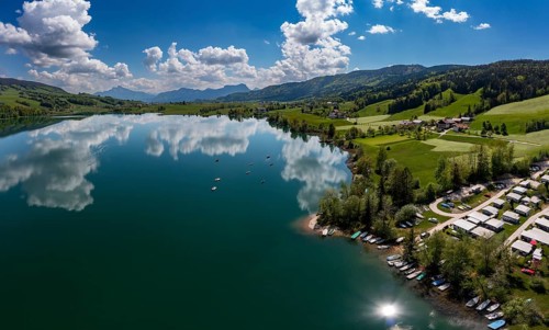 Drone shot