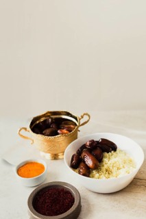 Ramadan concept with arabic food