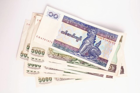 Banknotes from Myanmar