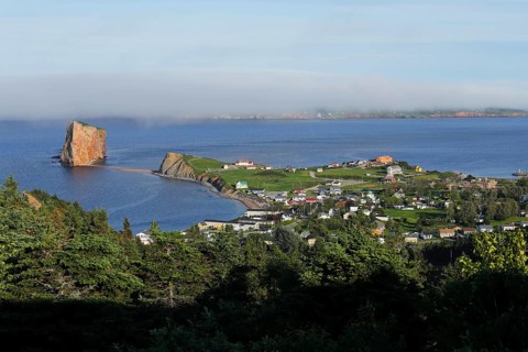 Fog at Perce Rock