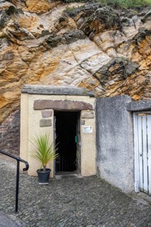 Entrance to St Fillan's Cave