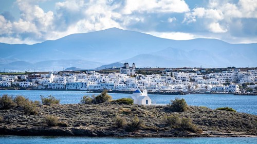 Small island with church Agia Kali