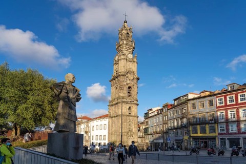 Torre dos Clerigos of the baroque church Igreja dos Clerigos