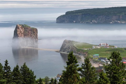 Fog at Perce Rock