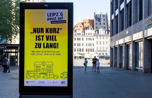 Joint poster campaign by the city of Leipzig