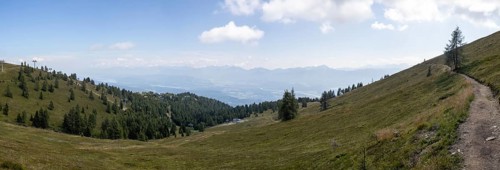 View from the Gerlitzen Alpe into the Drau Valley