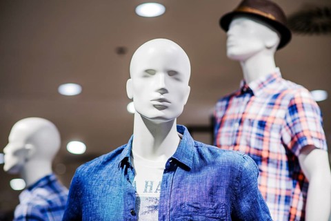 Mannequin male clothing