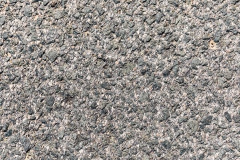 Rough surface asphalt