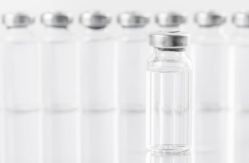 Preventive coronavirus vaccine bottles arrangement