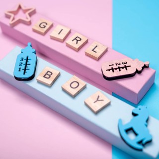 High angle cute little baby girl boy accessories